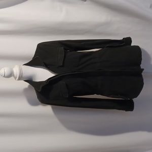 James perse utility jacket lightweight unlined washed black sz 3